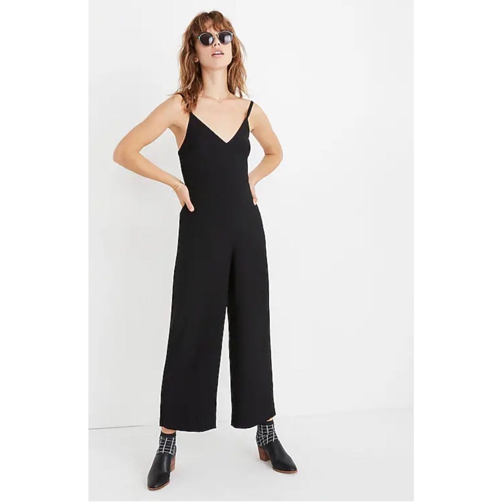 Madewell Thistle Cami Jumpsuit Black 20